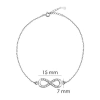 Unendlich Armband in 925 Silber