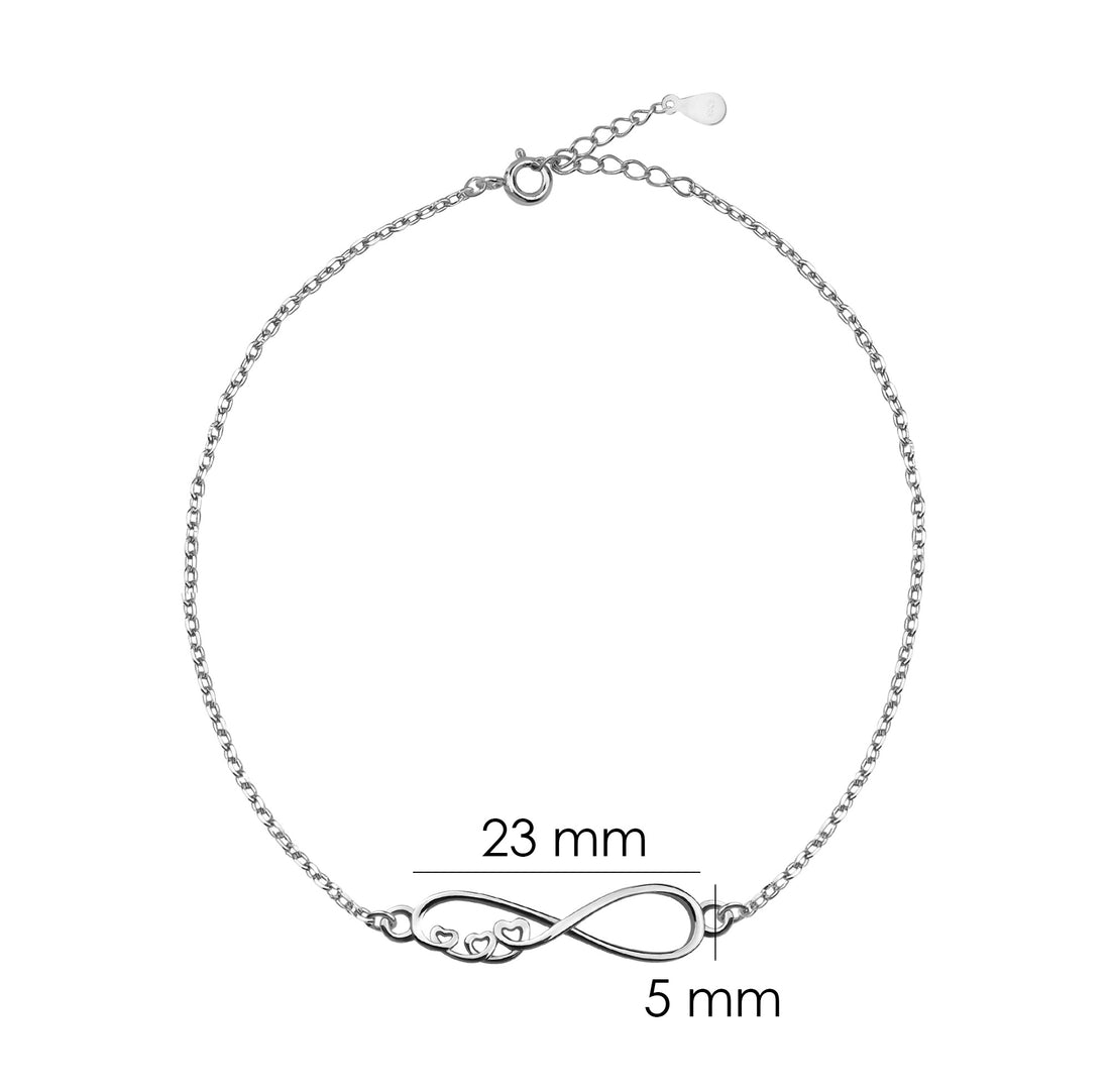 Unendlich Armband in 925 Silber
