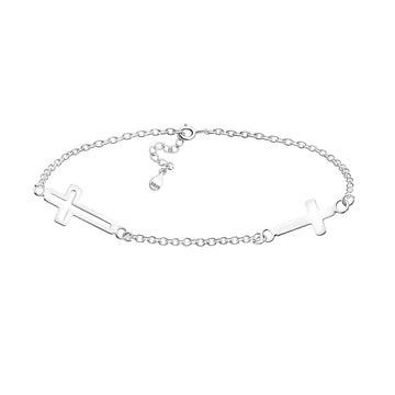 Hauptansicht von Kreuz Armband in 925 Silber von Sofia Milani - B0131