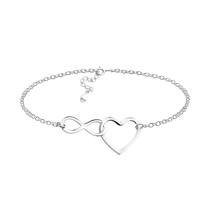 Hauptansicht von Unendlich Infinity Armband in 925 Silber von Sofia Milani - B0132