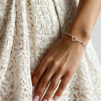 Modelansicht von Unendlich Infinity Armband in 925 Silber von Sofia Milani - B0132