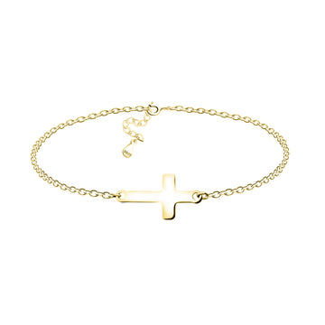 Kreuz Armband in 925 Silber