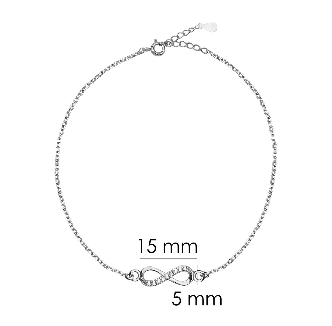 Unendlich Armband in 925 Silber