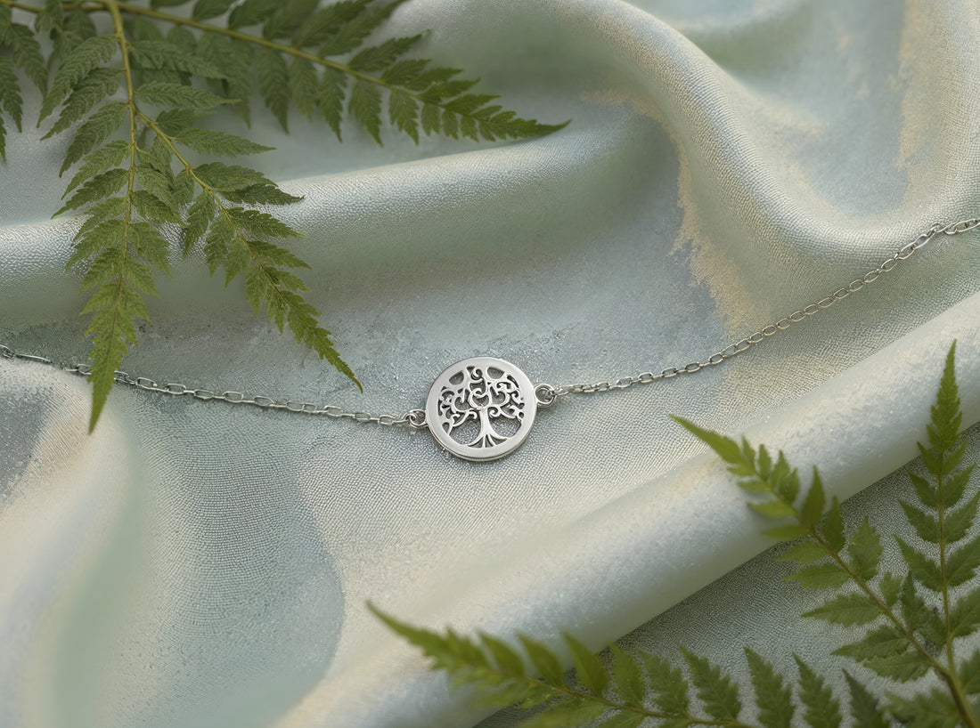 Baum Armband in 925 Silber