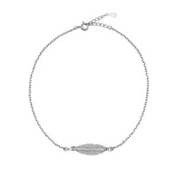 Flügel Armband in 925 Silber
