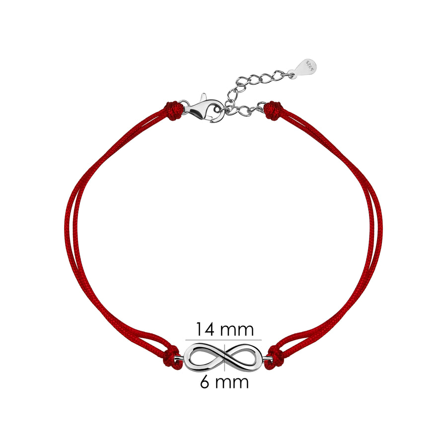 Unendlich Armband in 925 Silber