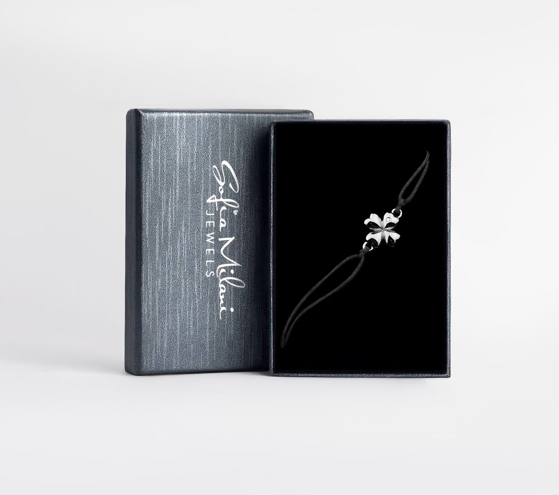Blatt Armband in 925 Silber