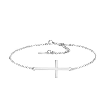 Kreuz Armband in 925 Silber