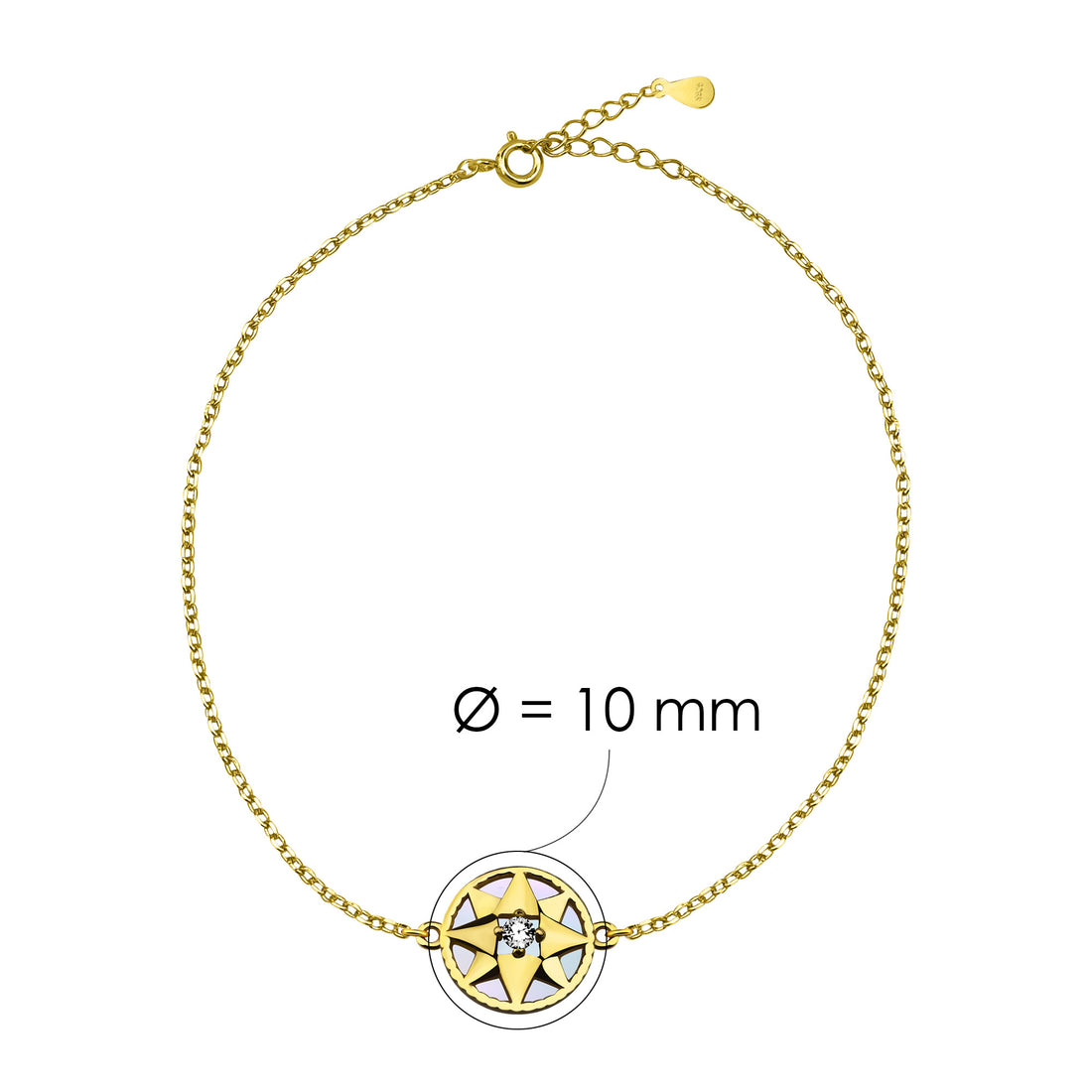 Stern Armband in 925 Silber