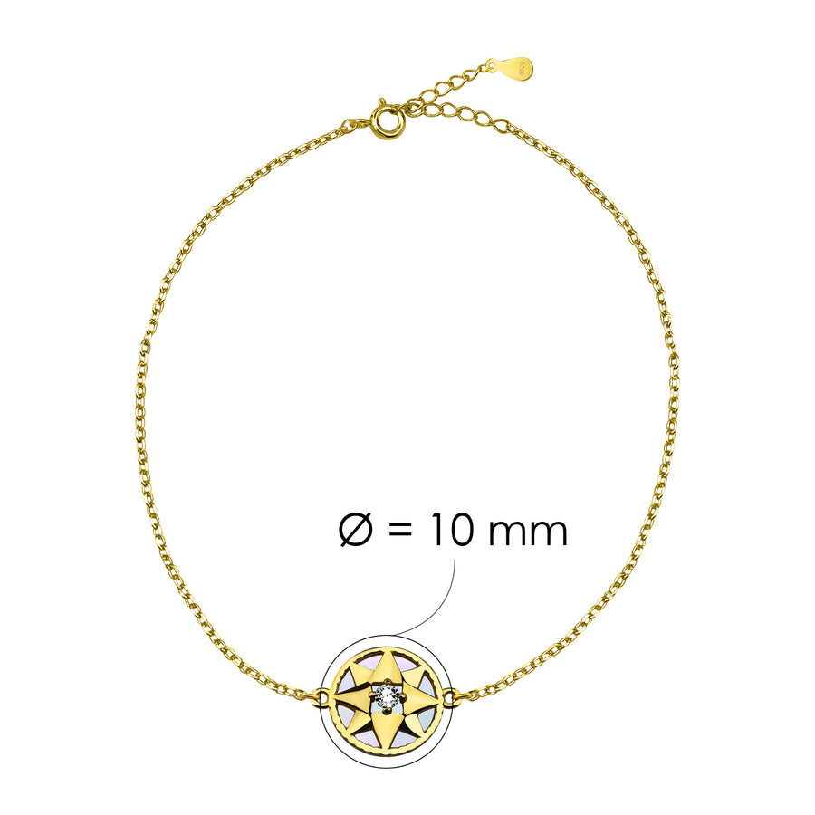 Stern Armband in 925 Silber