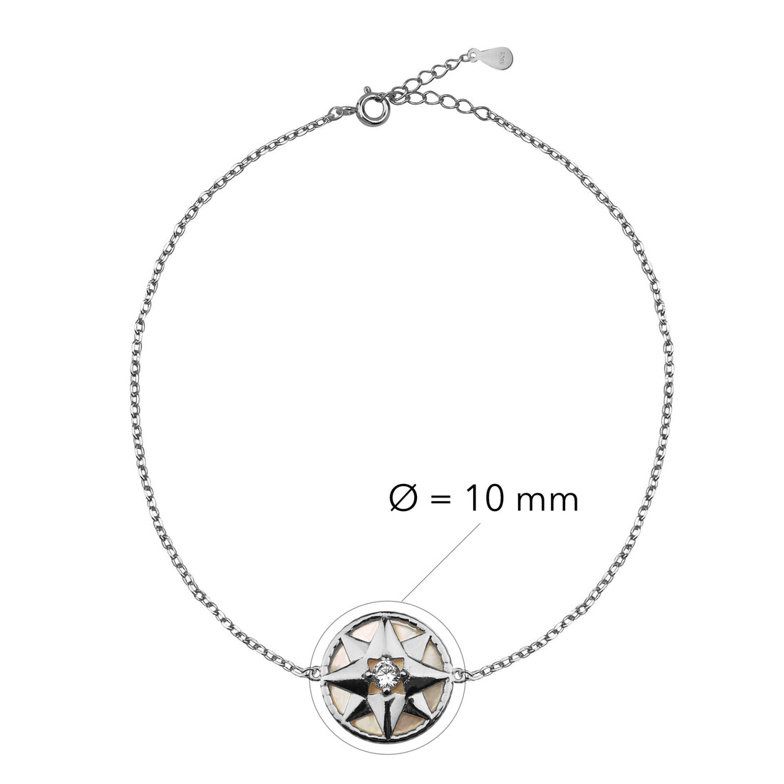 Stern Armband in 925 Silber