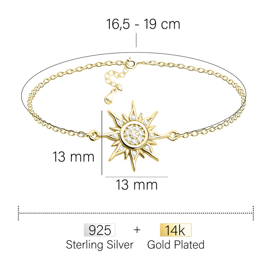Stern Armband in 925 Silber