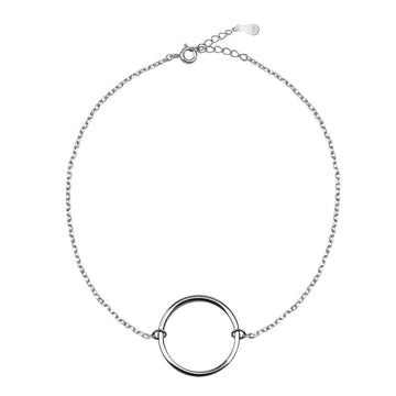 Kreis Armband in 925 Silber