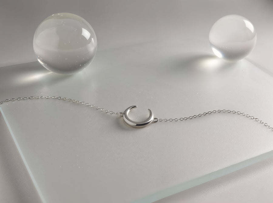 Mond Armband in 925 Silber