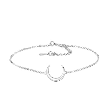 Mond Armband in 925 Silber