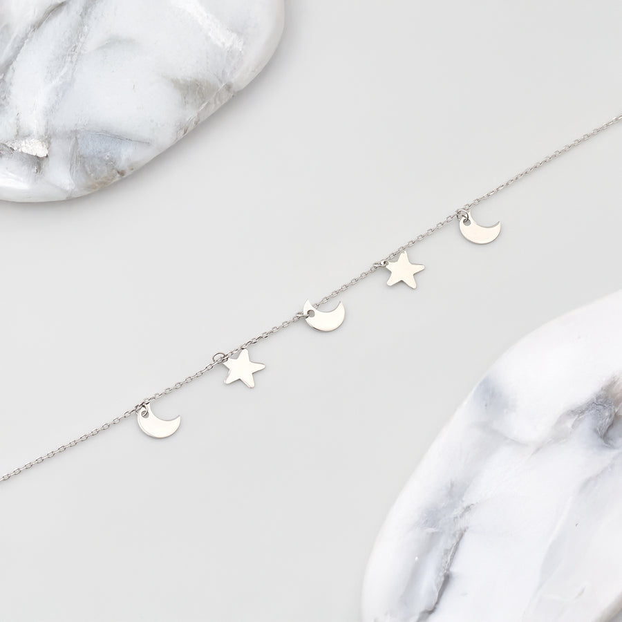Stern Armband in 925 Silber