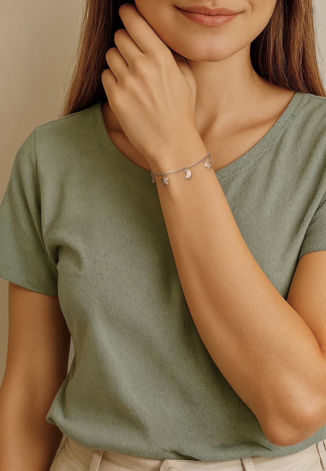 Stern Armband in 925 Silber