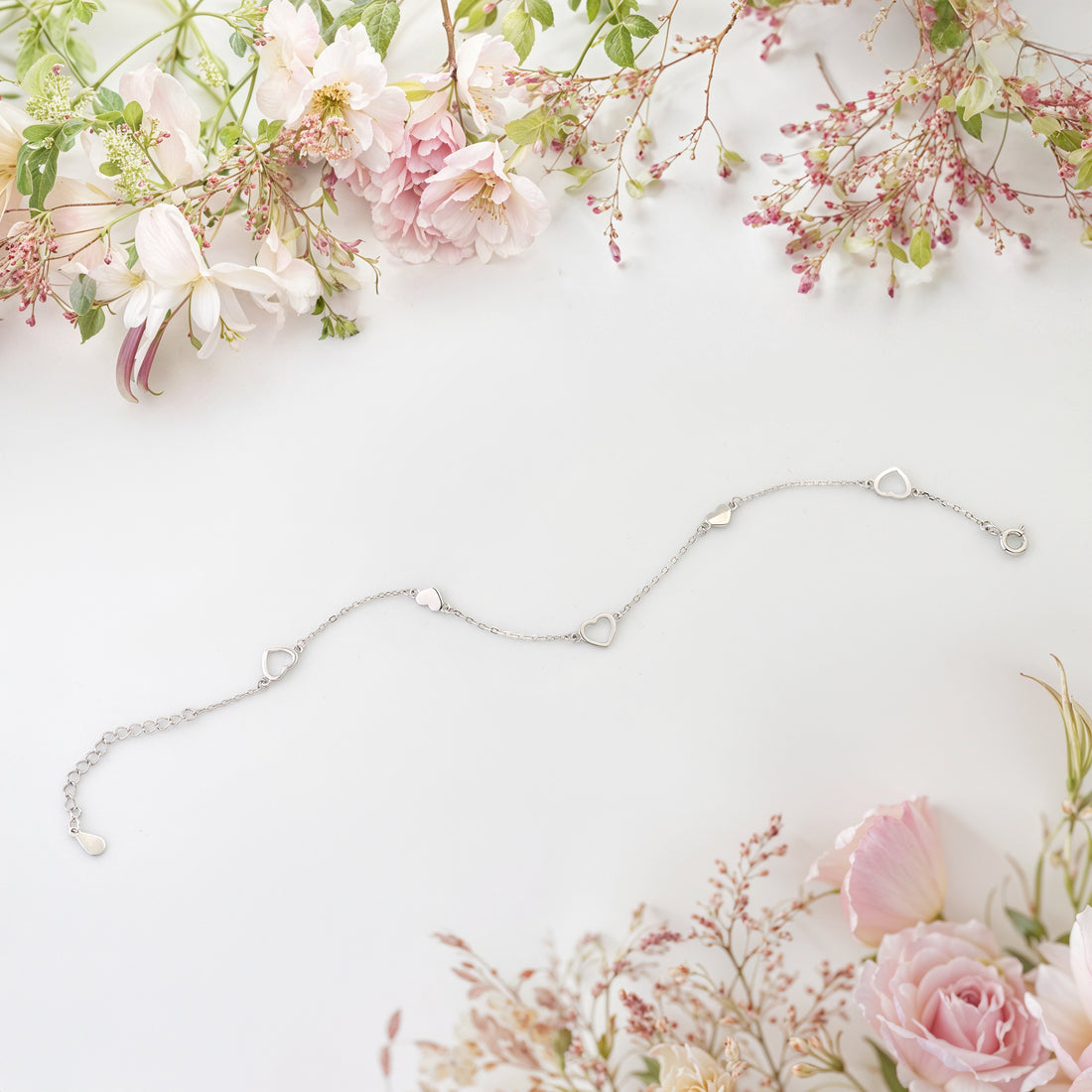 Herz Armband in 925 Silber