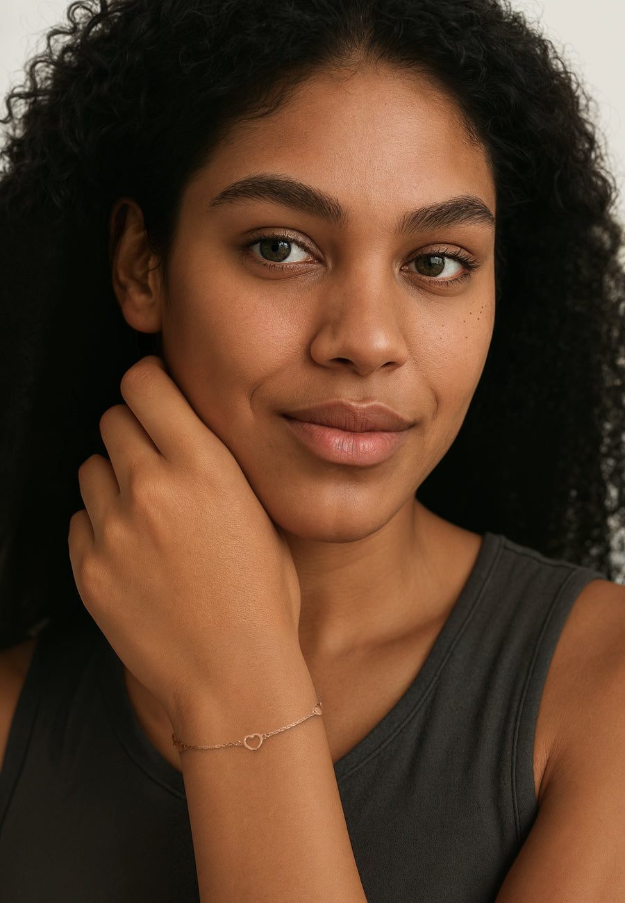 Herz Armband in 925 Silber