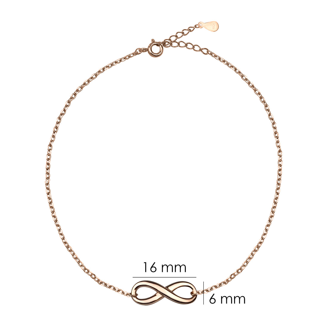 Unendlich Armband in 925 Silber