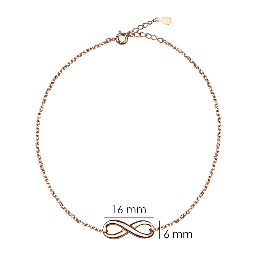 Unendlich Armband in 925 Silber