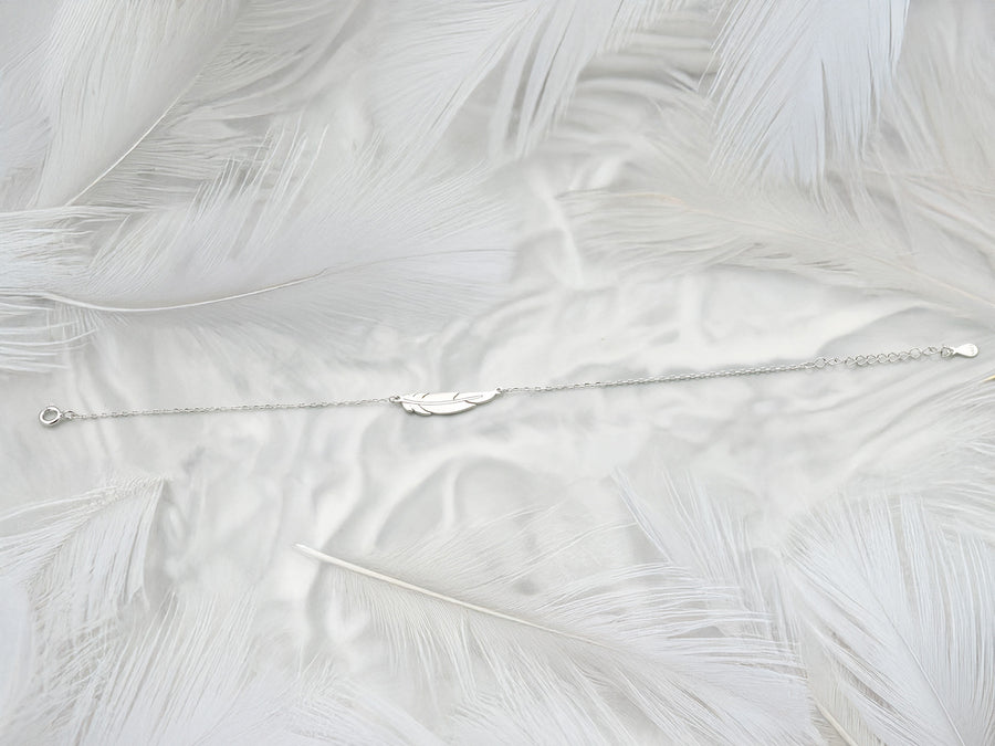 Flügel Armband in 925 Silber