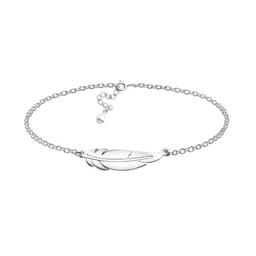 Flügel Armband in 925 Silber