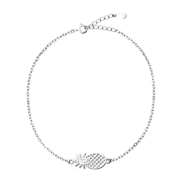 Ananas Armband in 925 Silber