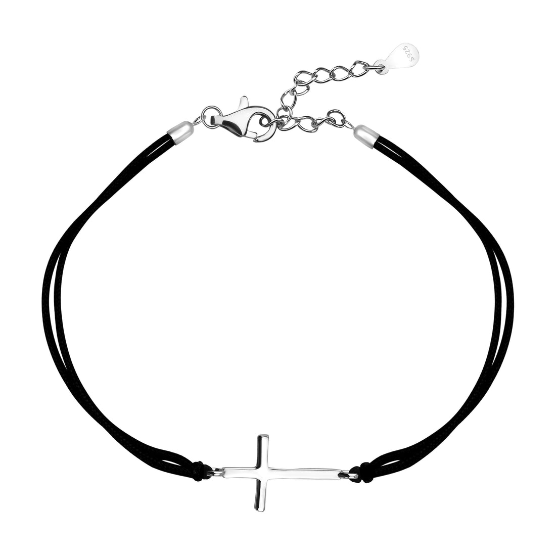 Kreuz Armband in 925 Silber