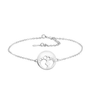 Fuß Armband in 925 Silber