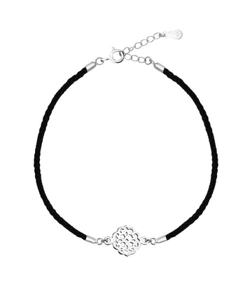 Blume Armband in 925 Silber