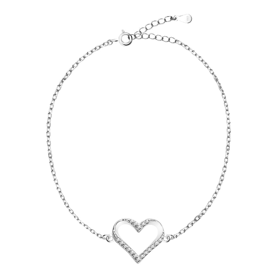 Herz Armband in 925 Silber