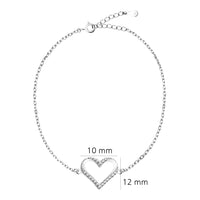 Herz Armband in 925 Silber