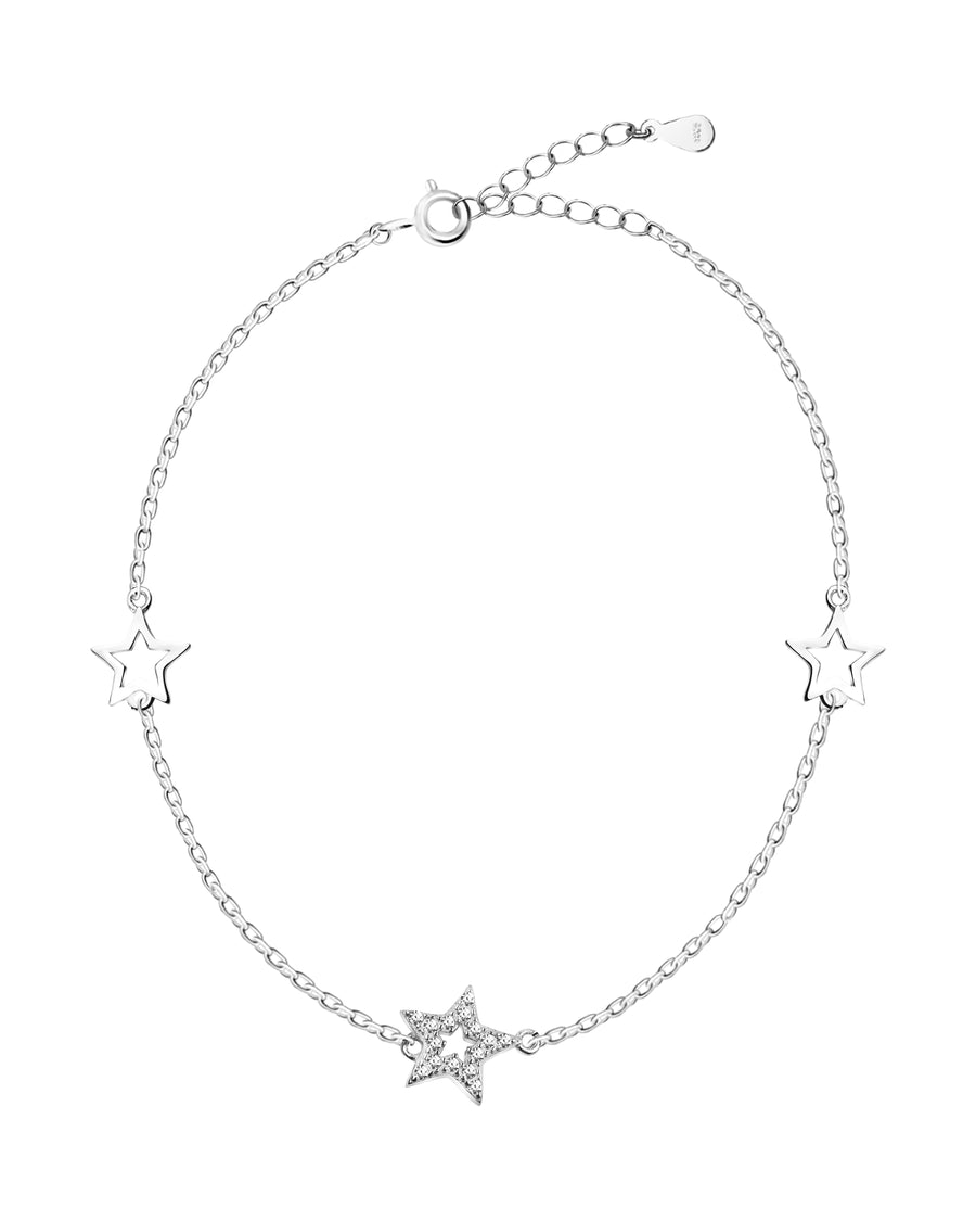 Stern Armband in 925 Silber