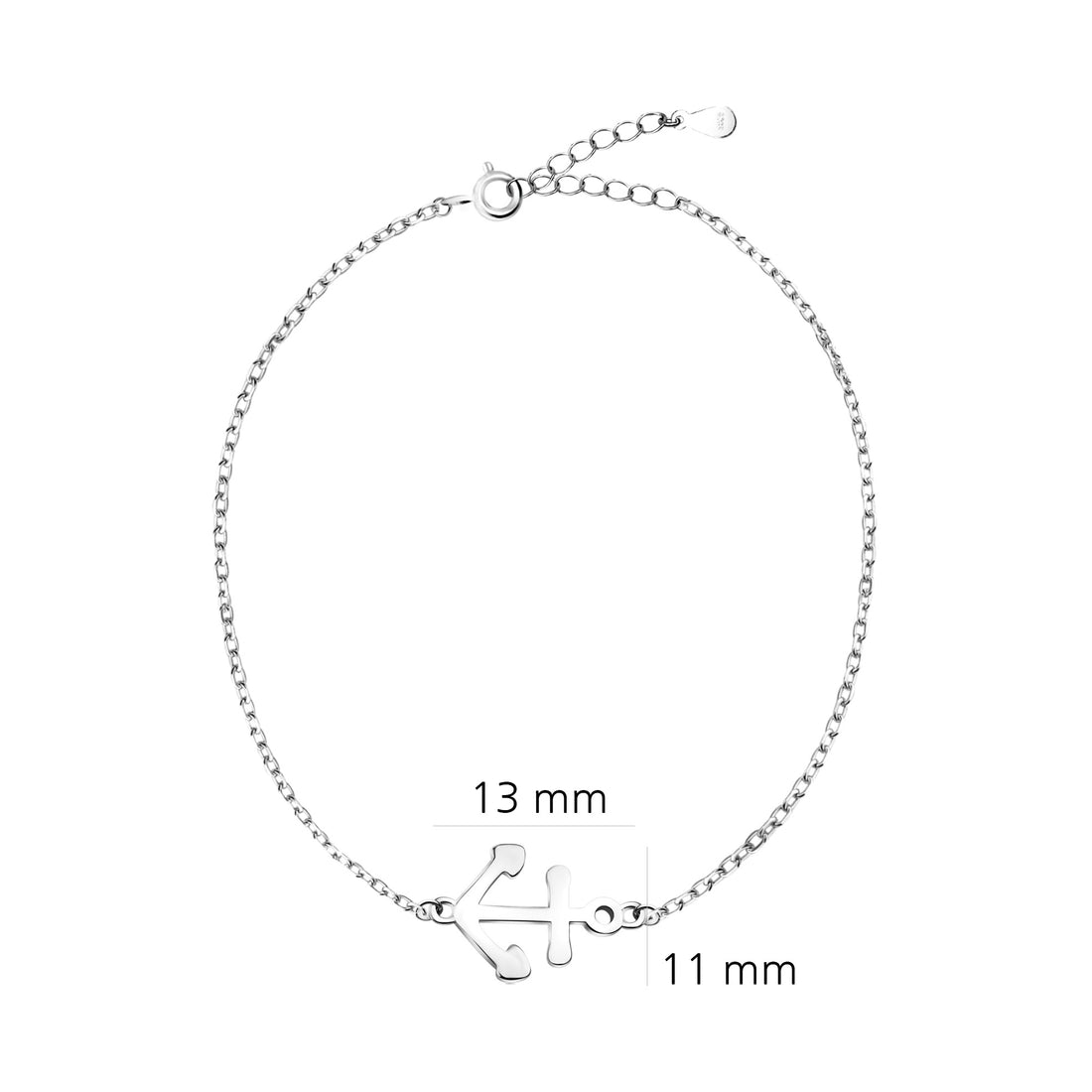 Anker Armband in 925 Silber