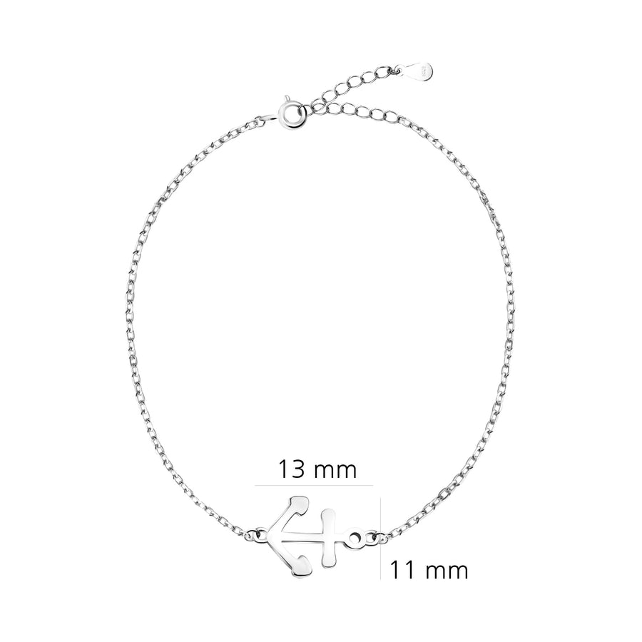 Anker Armband in 925 Silber