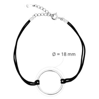 Kreis Armband in 925 Silber