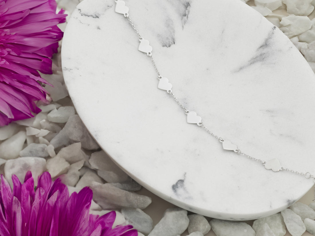 Herz Armband in 925 Silber