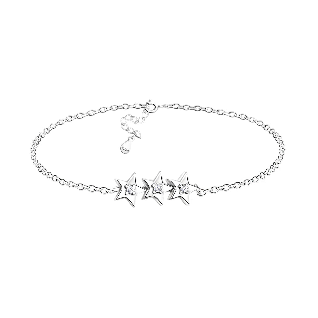 Stern Armband in 925 Silber