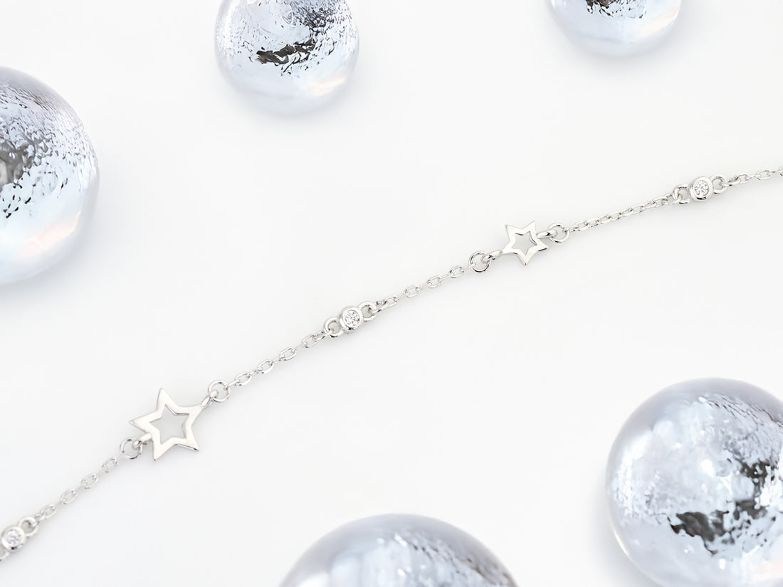 Stern Armband in 925 Silber