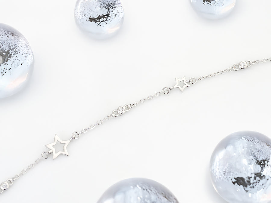 Stern Armband in 925 Silber
