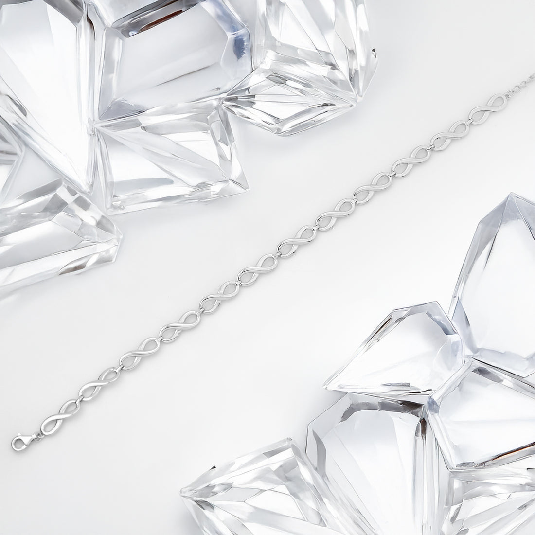 Unendlich Armband in 925 Silber