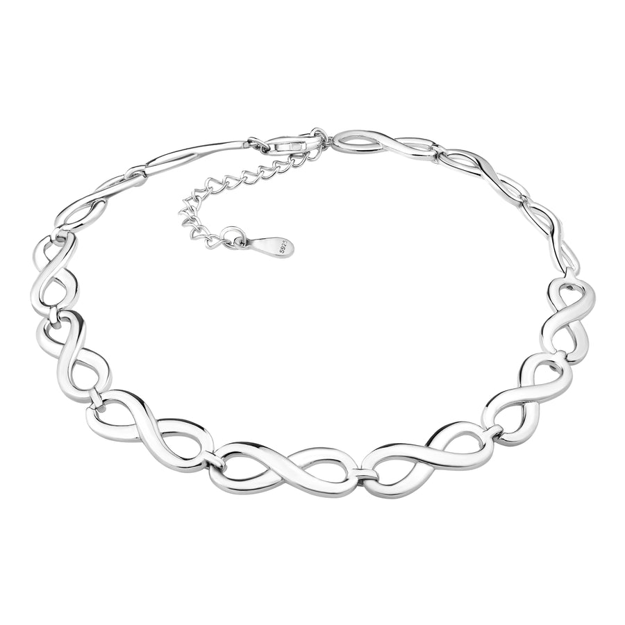 Unendlich Armband in 925 Silber