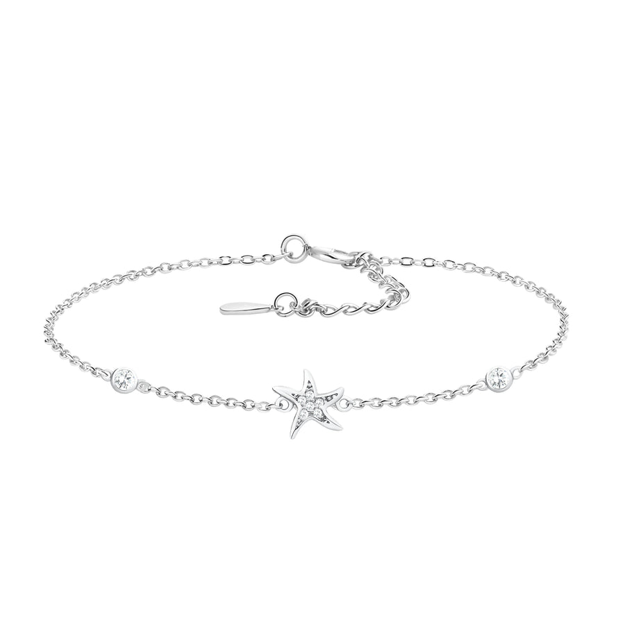 Hauptansicht von Stern Armband in 925 Silber von Sofia Milani - B0274