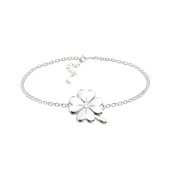 Hauptansicht von Kleeblatt Armband in 925 Silber von Sofia Milani - B0276