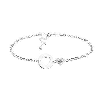 Herz Armband in 925 Silber