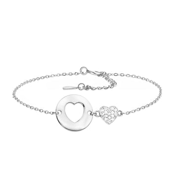Herz Armband in 925 Silber