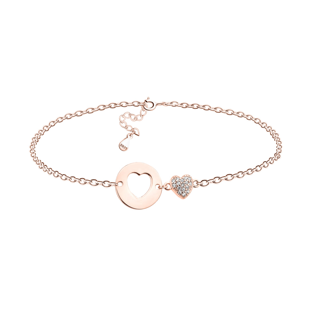 Herz Armband in 925 Silber