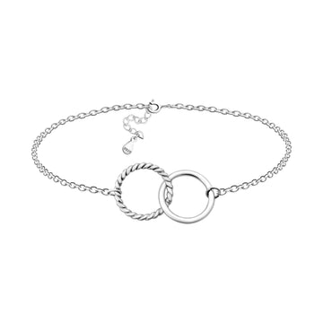 Sofia Milani OVAL - Bracciale - silver coloured/argentato Sofia Milani OVAL - Bracciale - silver coloured/argentato