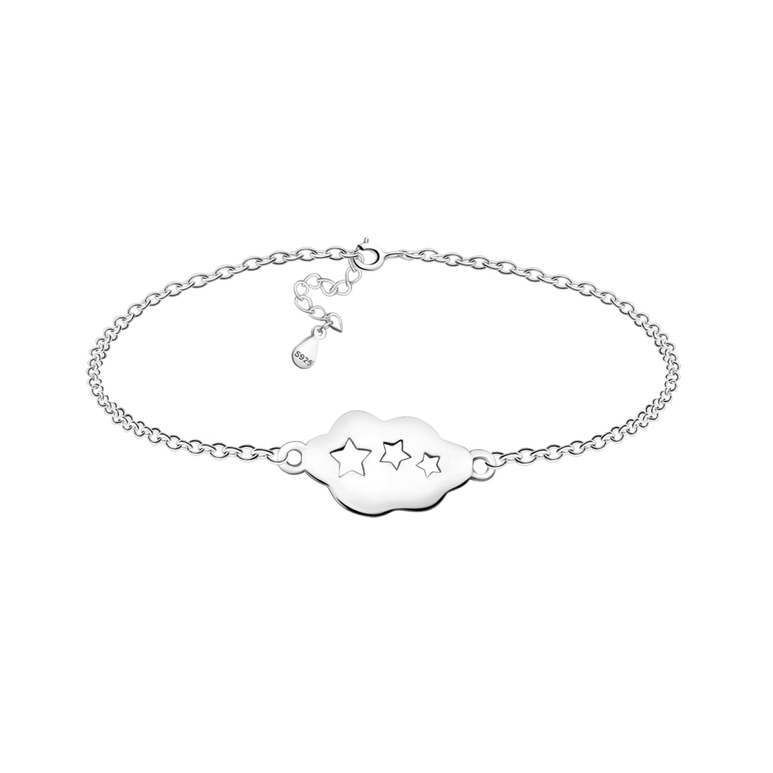 Hauptansicht von Sternen Wolken Armband in 925 Silber von Sofia Milani - B0314